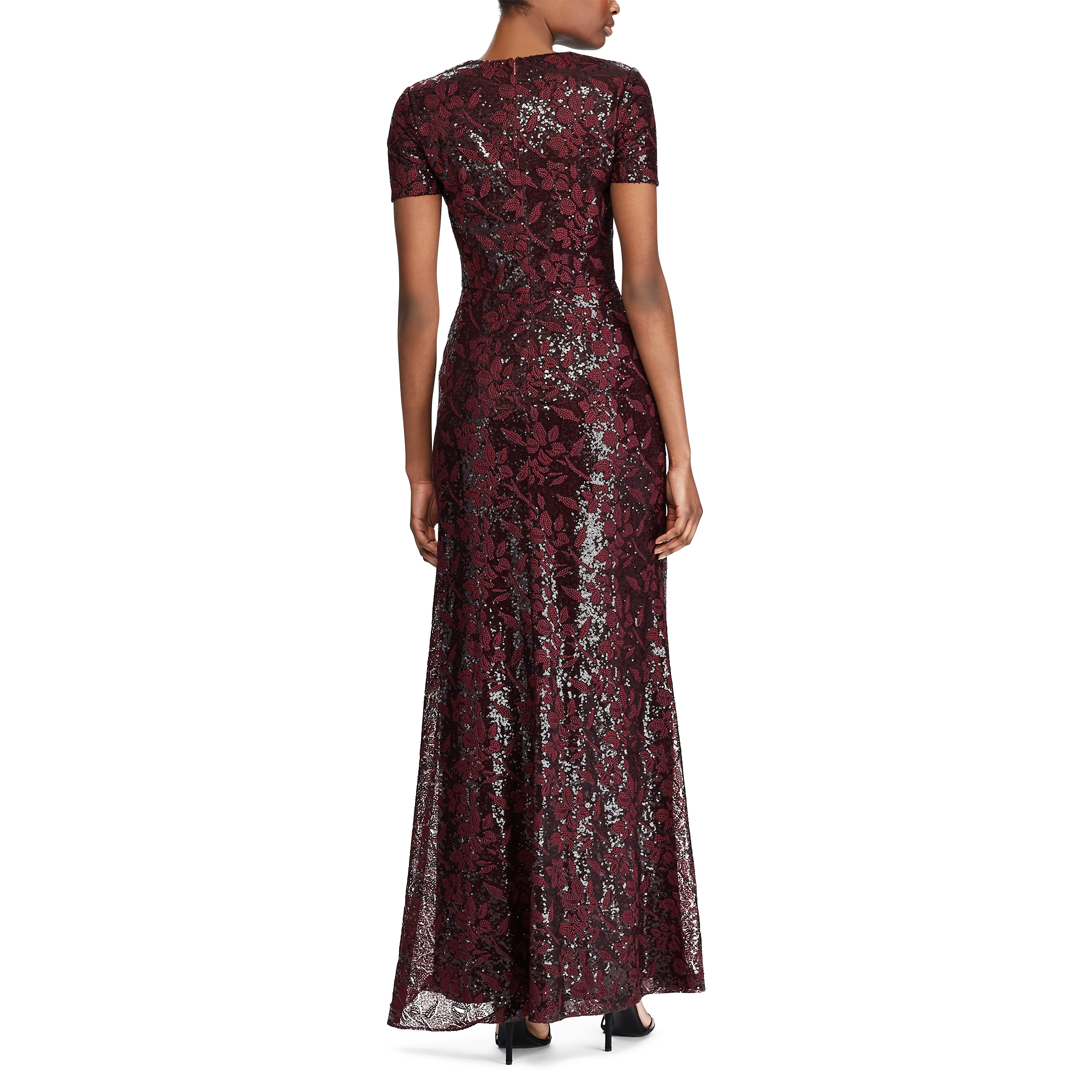 Ralph Lauren Sequined Evening Gown. 3