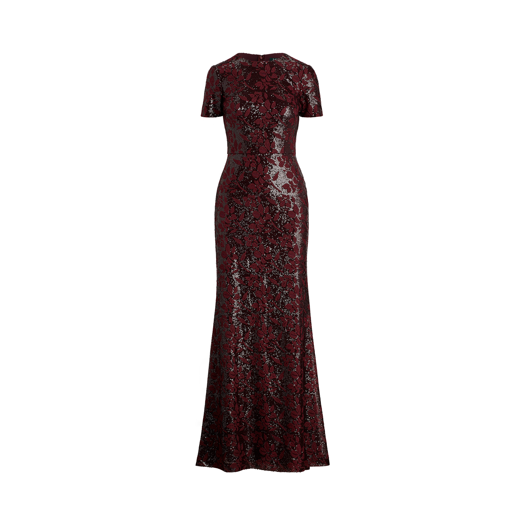 Ralph Lauren Sequined Evening Gown. 1