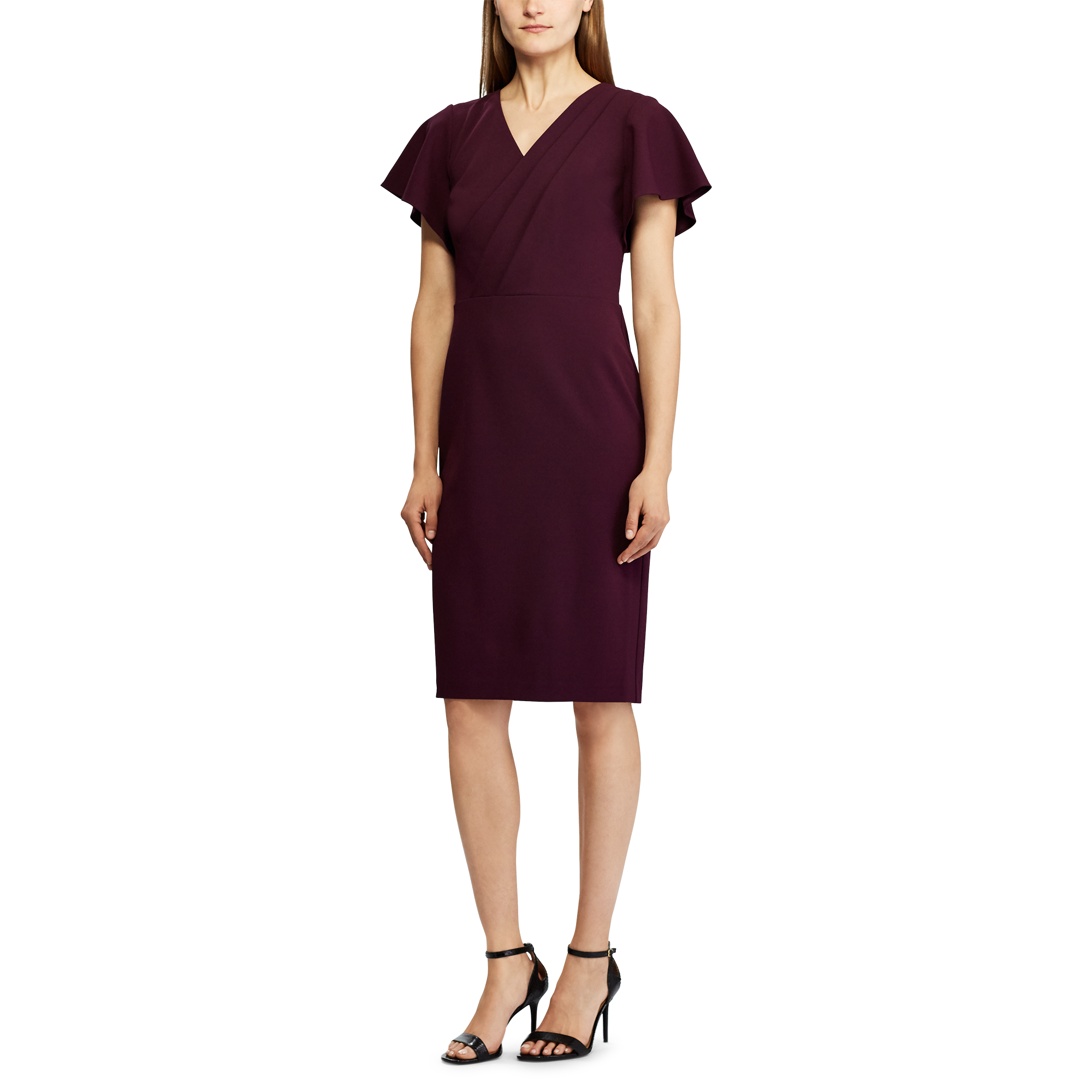 Ralph Lauren Crepe Short-Sleeve Dress. 2