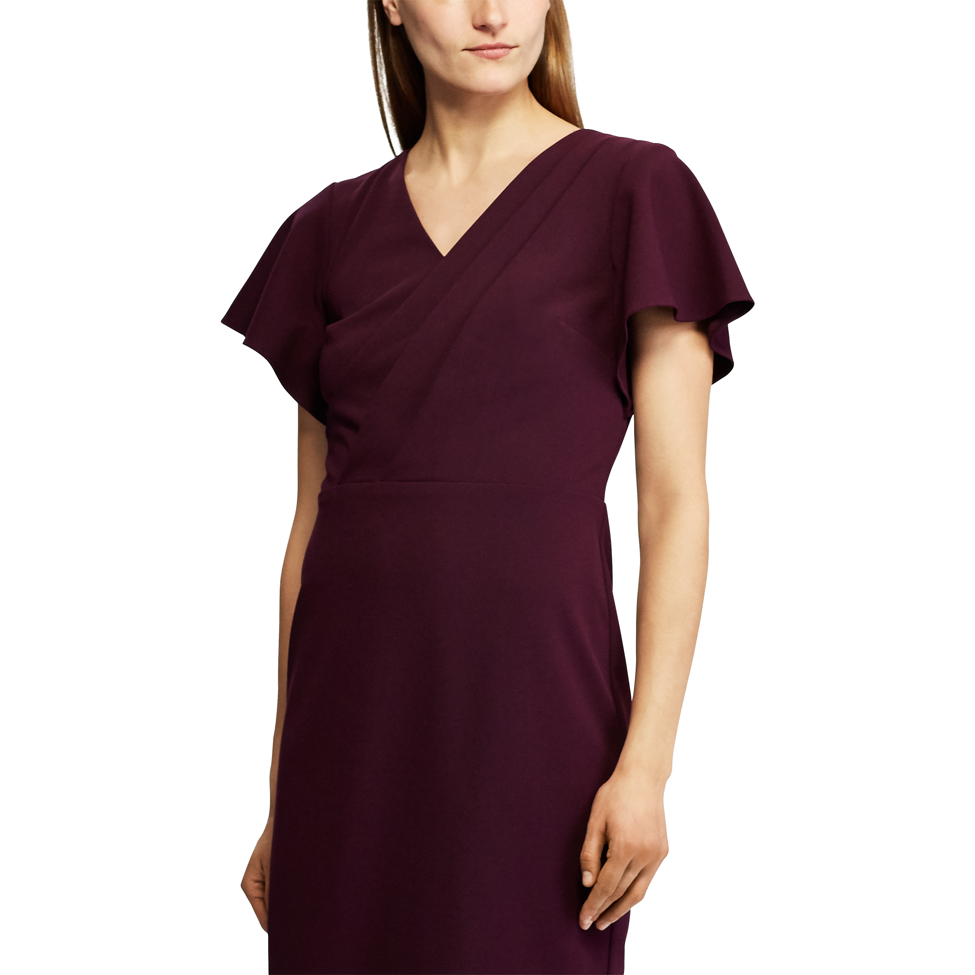 Ralph Lauren Crepe Short-Sleeve Dress. 3