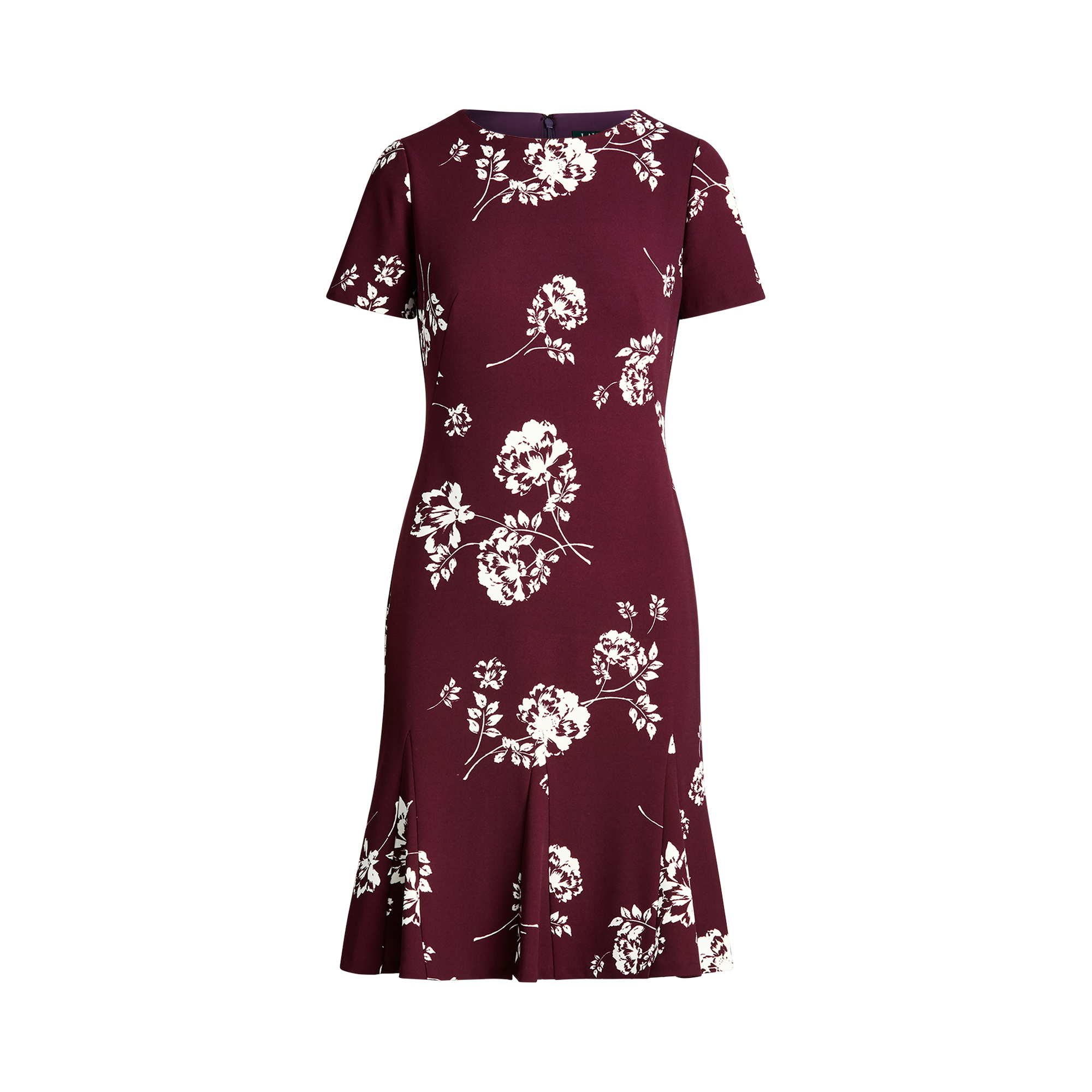 Ralph Lauren Floral-Print Jersey Dress. 1