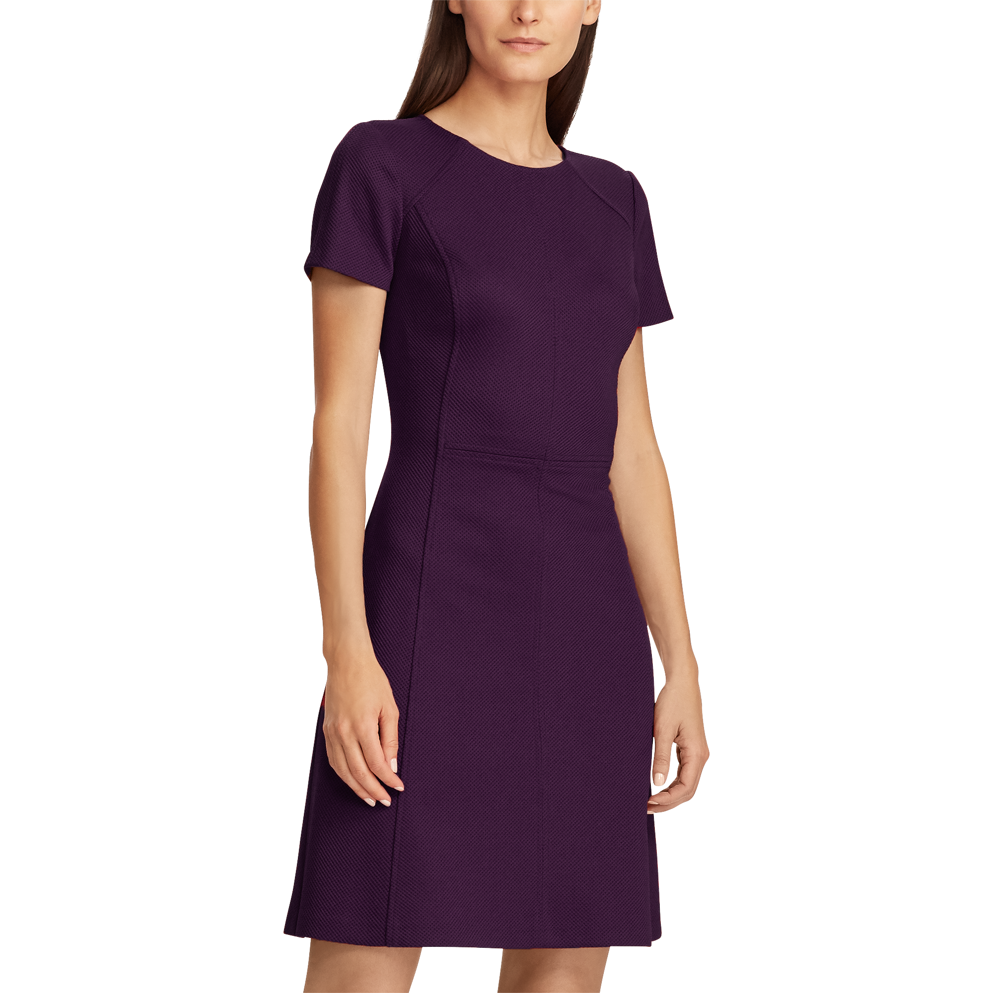 Ralph Lauren Ponte Fit-and-Flare Dress. 3