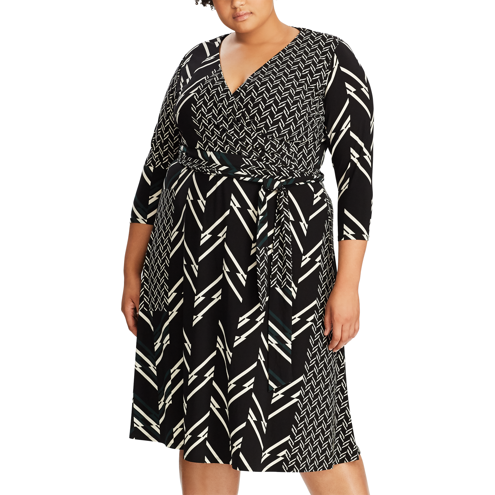 Ralph Lauren Multi-Print Jersey Dress. 3