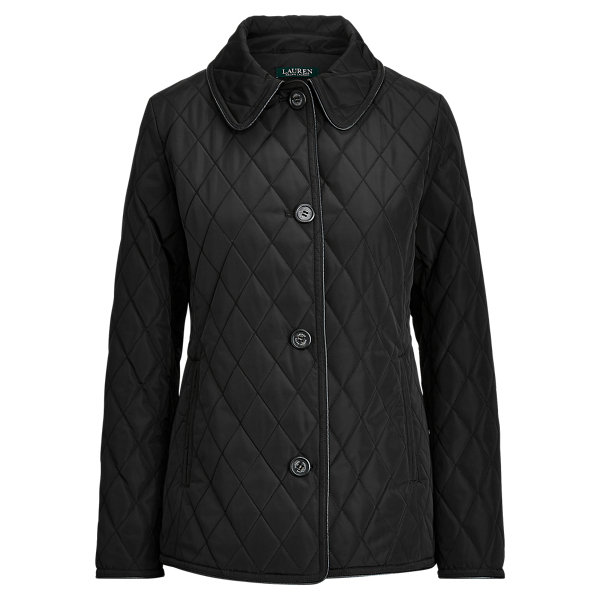 Diamond-Quilted Jacket