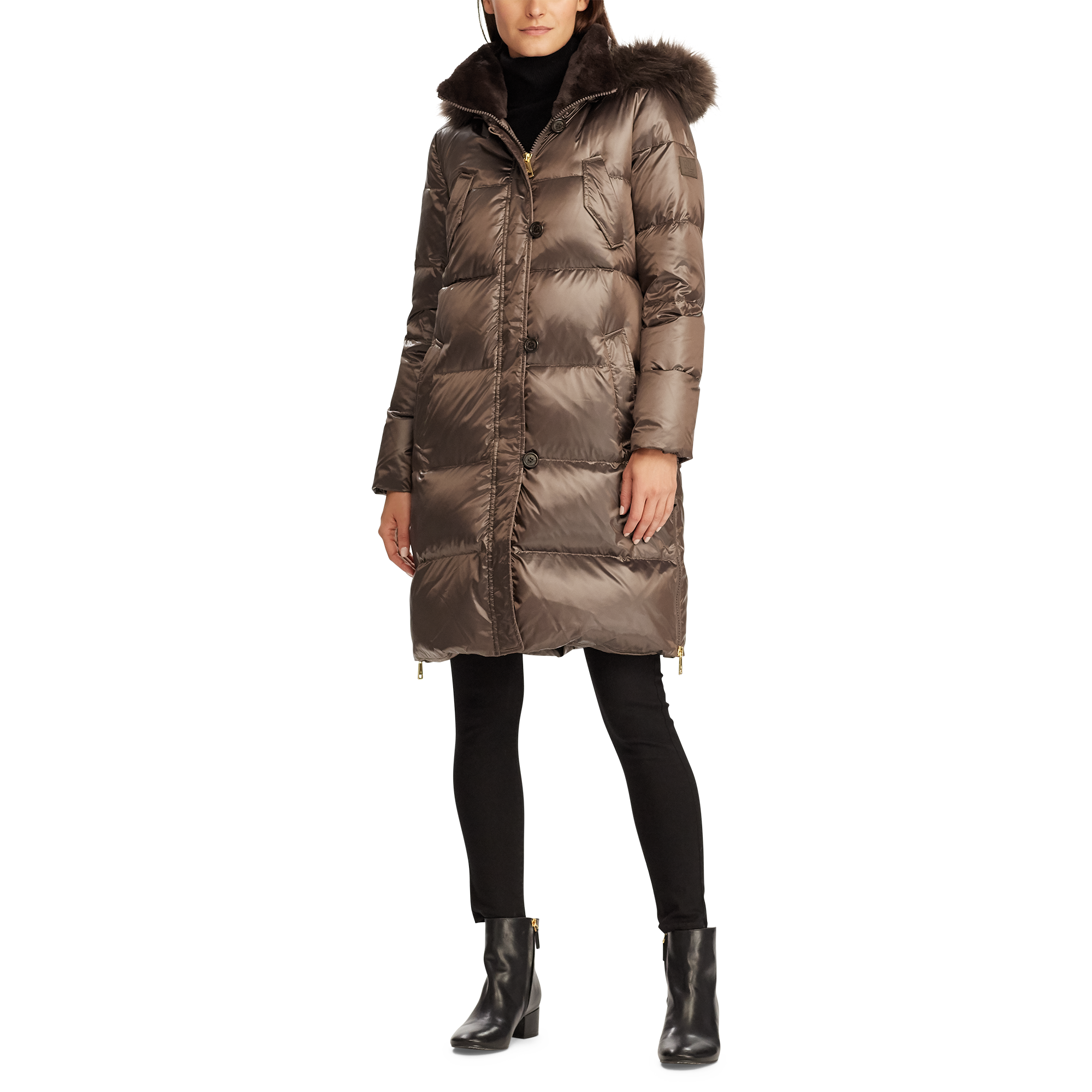 Ralph Lauren Crest-Patch Quilted Jacket. 2