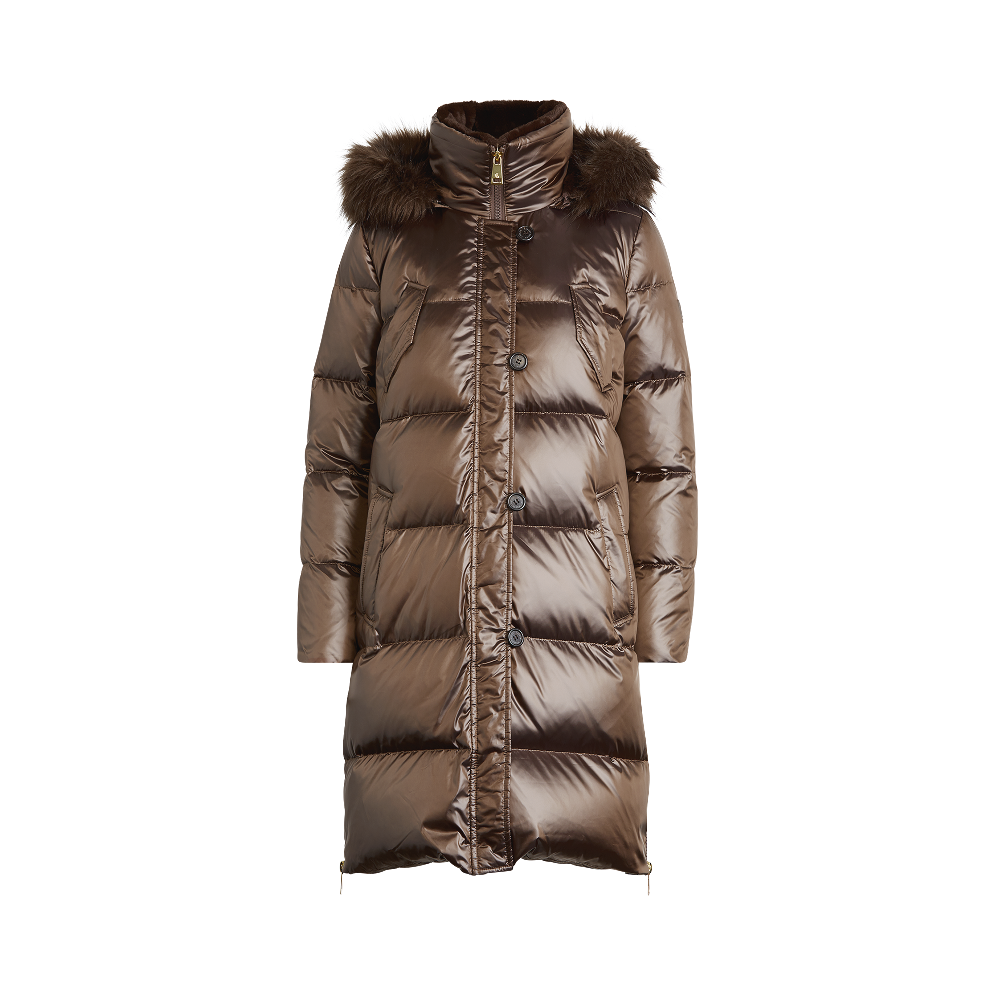 Ralph Lauren Crest-Patch Quilted Jacket. 1