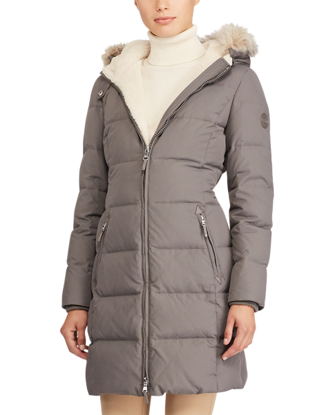 Lauren Quilted Down Coat 3