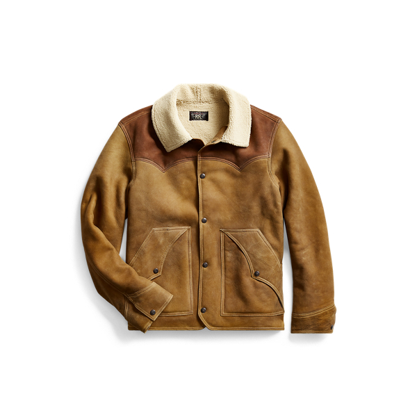 ralph lauren shearling mens