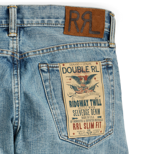RRL Slim fit Otisfield selvedge jeans 7