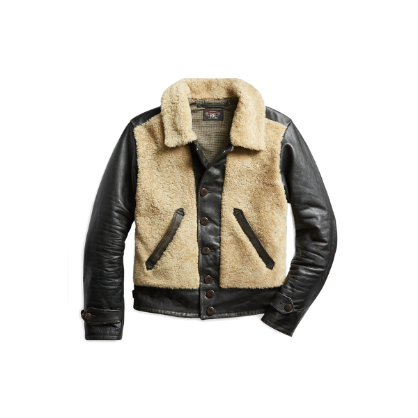 ralph lauren sheepskin jacket