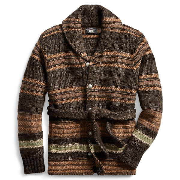 rrl belted cardigan