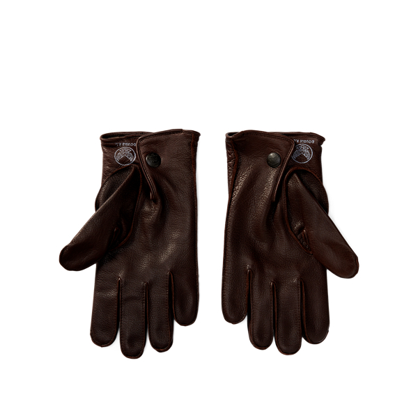 RRL Gevoerde leren handschoenen 2