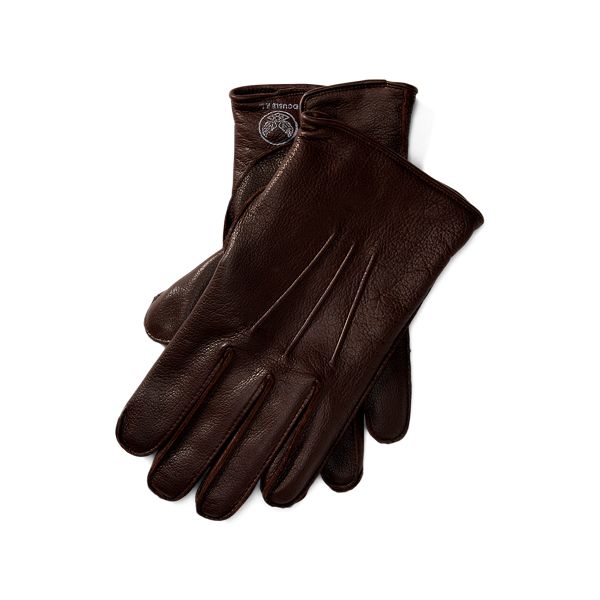 RRL Gevoerde leren handschoenen 1