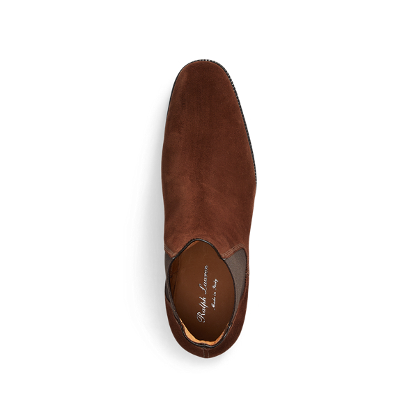 ralph lauren suede chelsea boots