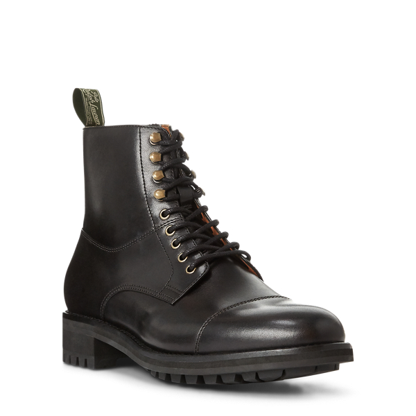 Aprender acerca 87+ imagen polo ralph lauren leather boots