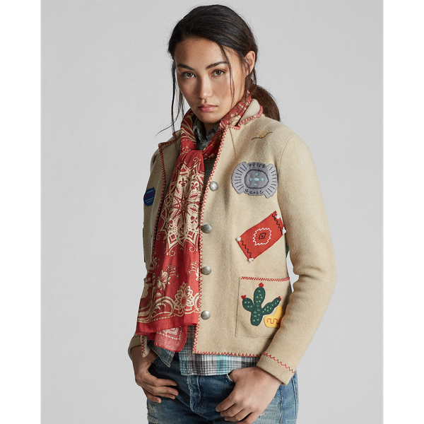 ralph lauren western cardigan