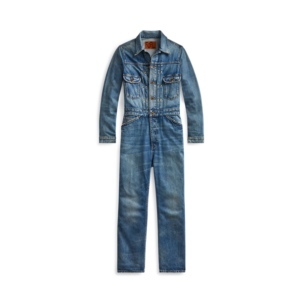 mens denim coverall