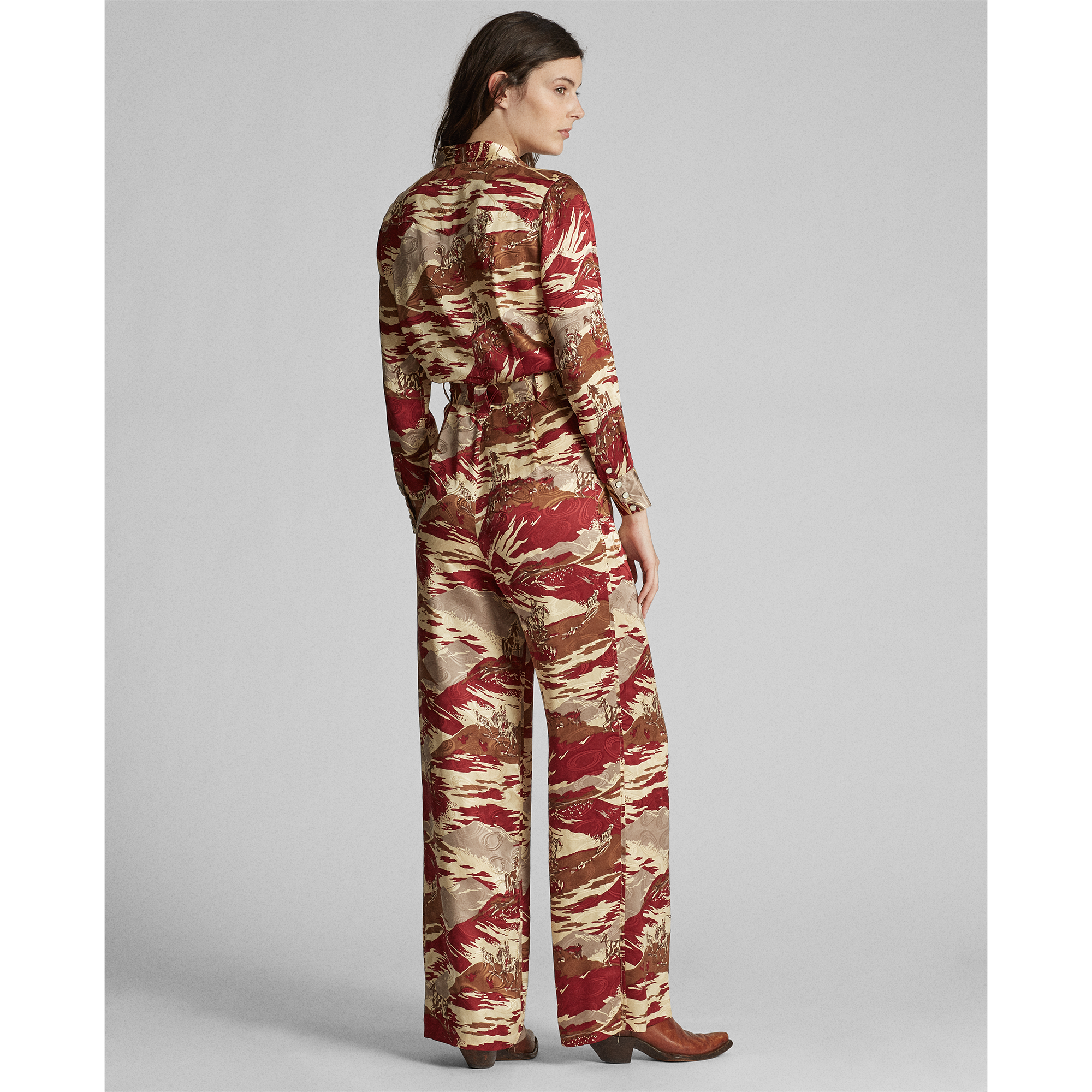 Ralph Lauren Western Silk Jumpsuit. 4
