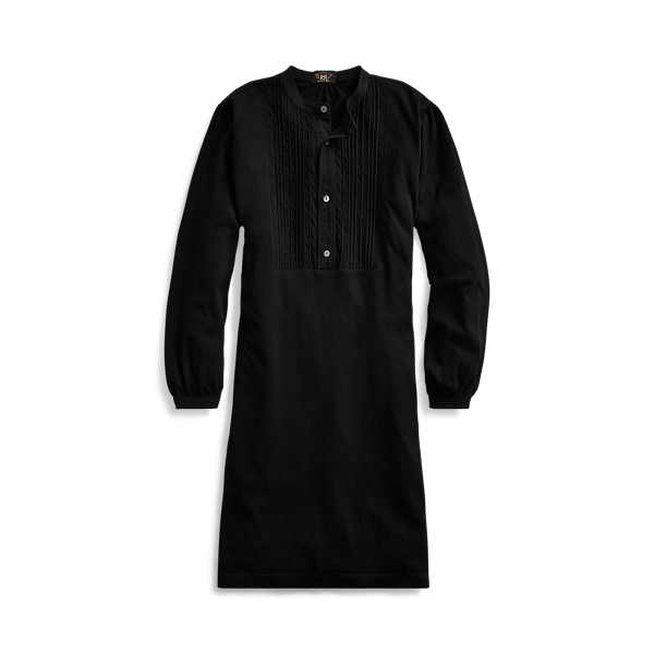black jersey tunic dress