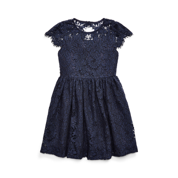 Lace Fit-and-Flare Dress