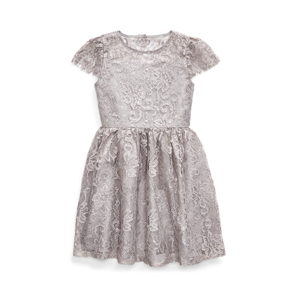 Metallic Lace Dress