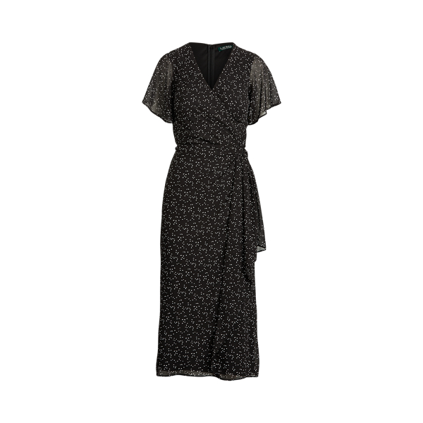 Cap Sleeve Georgette Dress