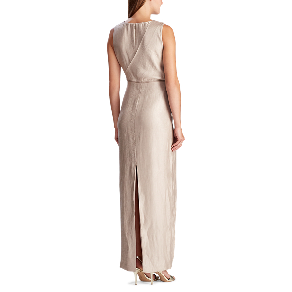 Robe Noire Sans Manches Jones New York Taille 10 - Plissée Sur Les Côtés - Longueur Genou - Polyester/Rayon
