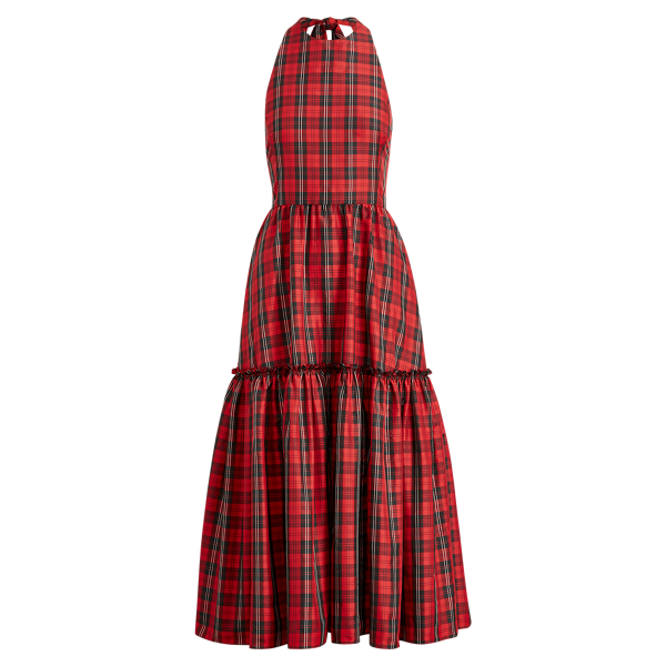 ralph lauren tartan dress
