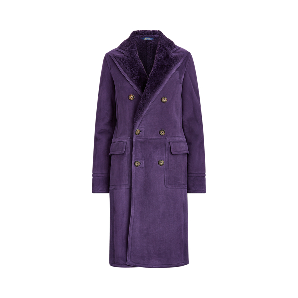 ralph lauren purple label shearling jacket
