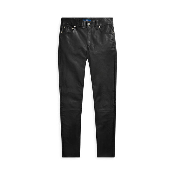 Pantalon skinny à 5 poches en cuir