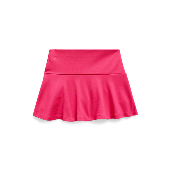 Ruffled Stretch Ponte Skort