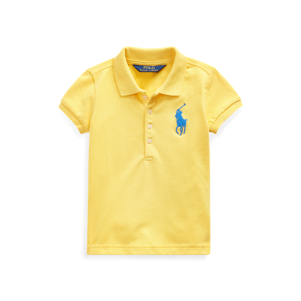 big pony stretch mesh polo