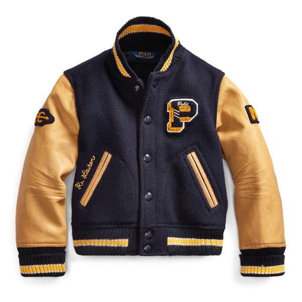 ralph lauren rugby varsity jacket