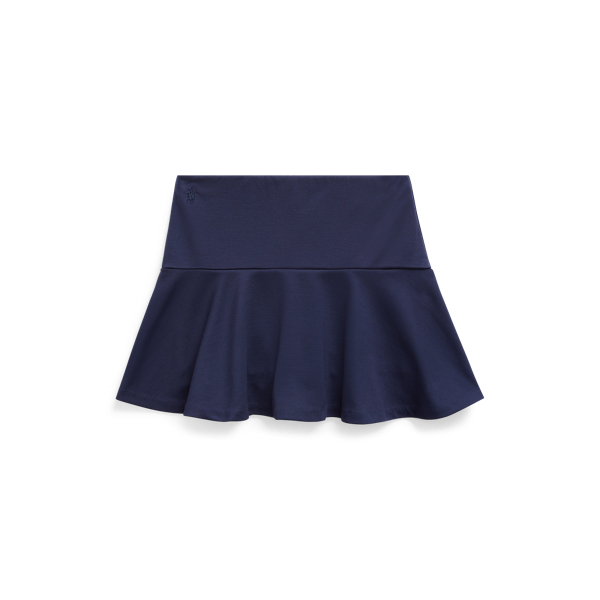 Ruffled Stretch Ponte Skort