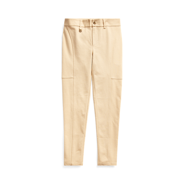 Polo Ralph Lauren Kids' Stretch-cotton-blend Legging In Fall Khaki