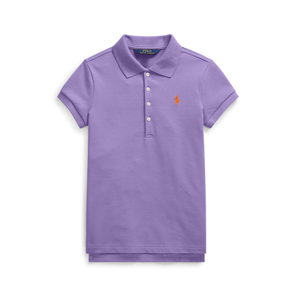 Stretch Cotton Mesh Polo