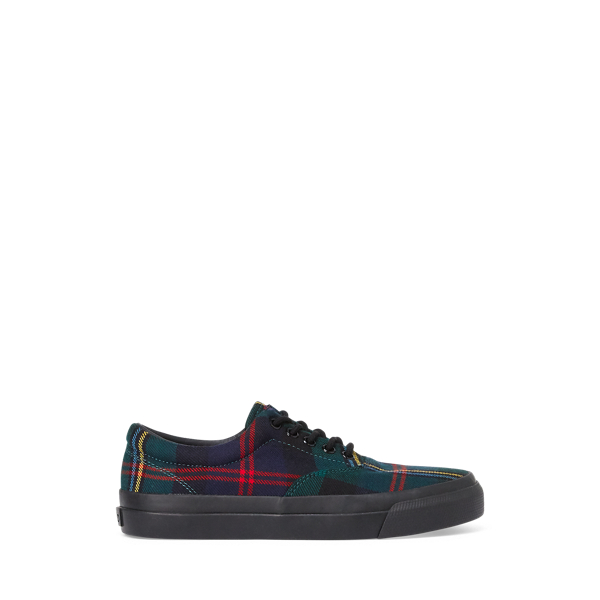 Tartan-Print Wool Bryn Sneaker