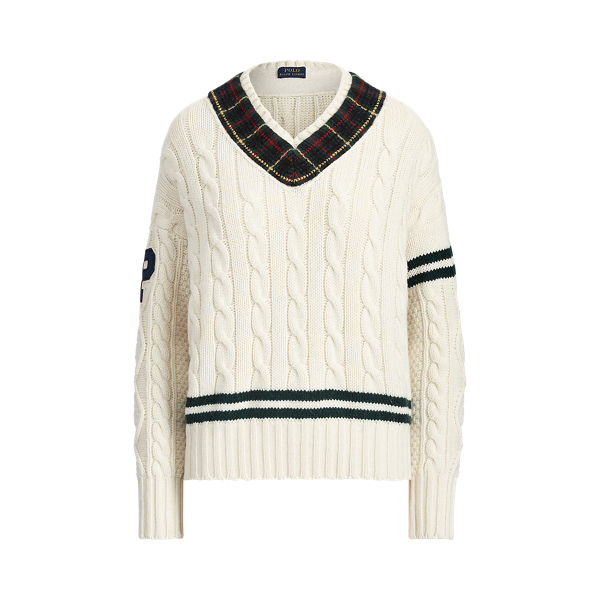 ralph lauren cable knit cricket sweater