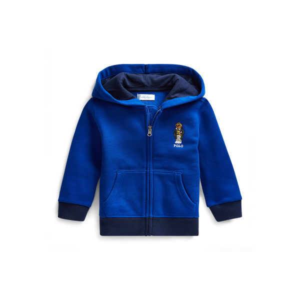 rugby bear fleece hoodie