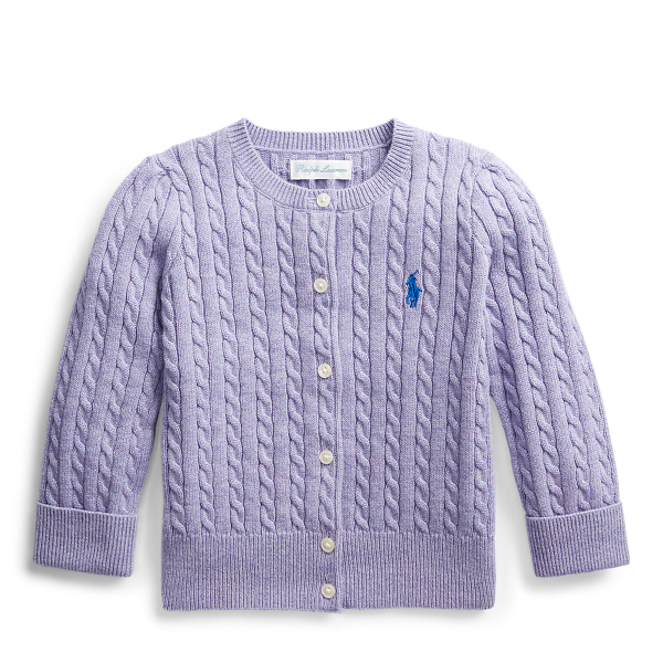 Cable-Knit Cotton Cardigan