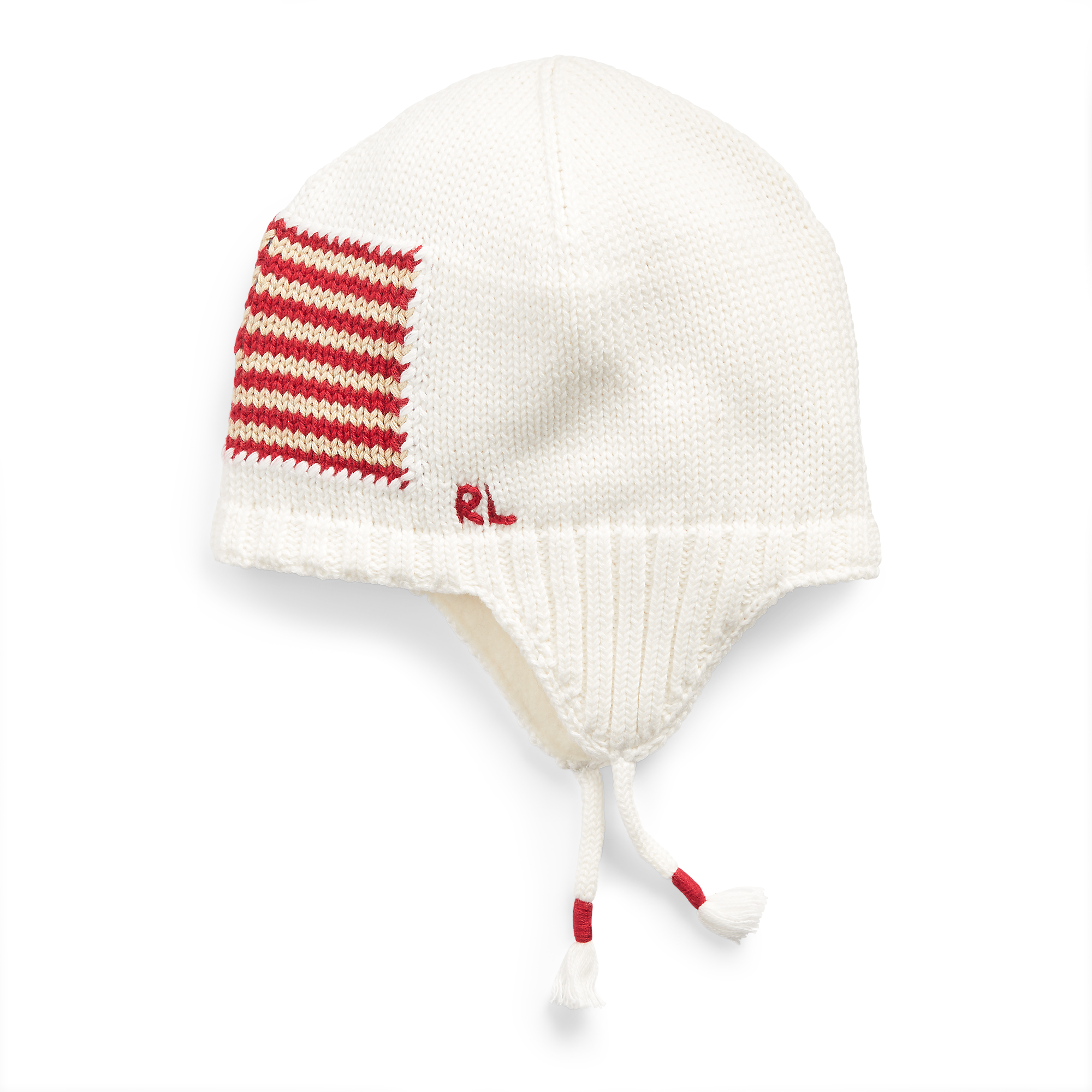 Ralph Lauren Flag Earflap Hat. 1