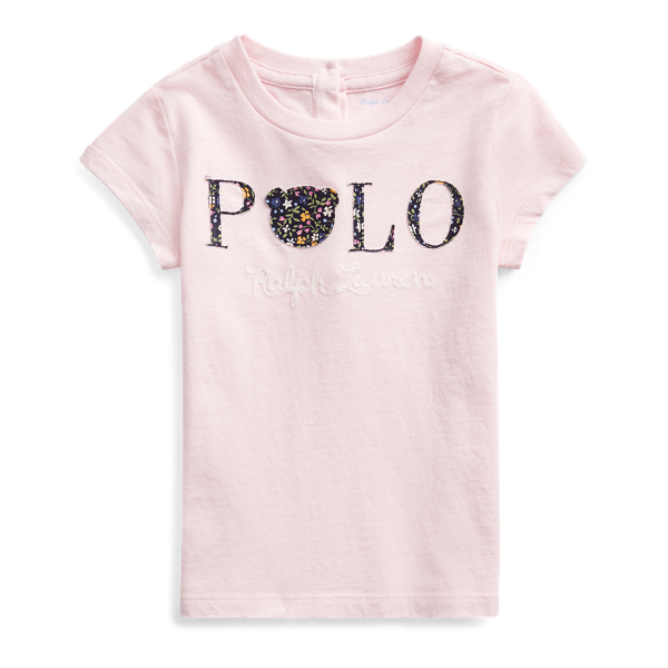 Floral Polo Jersey Tee