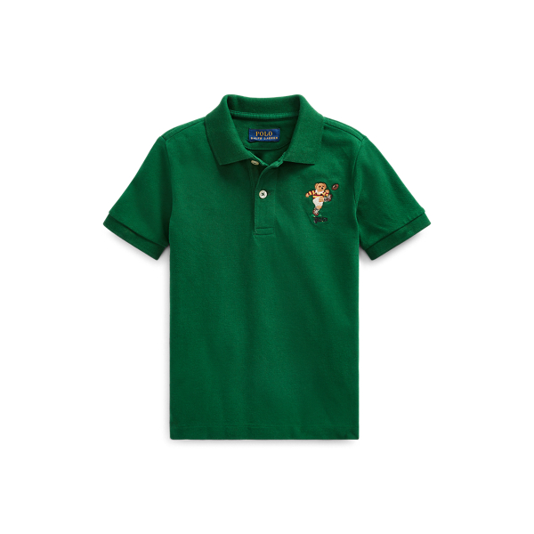 Kicker Bear Cotton Mesh Polo