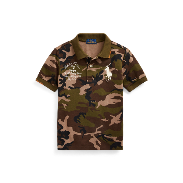 Big Pony Camo Cotton Mesh Polo