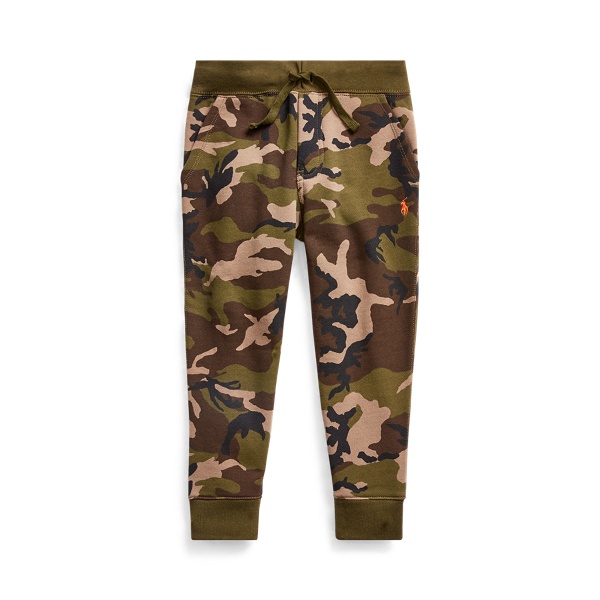 Camo-Print Fleece Jogger Pant