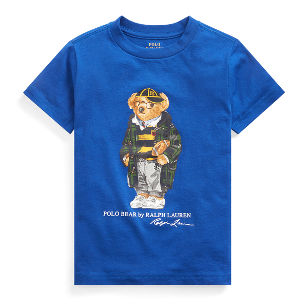 Football Bear Cotton Tee