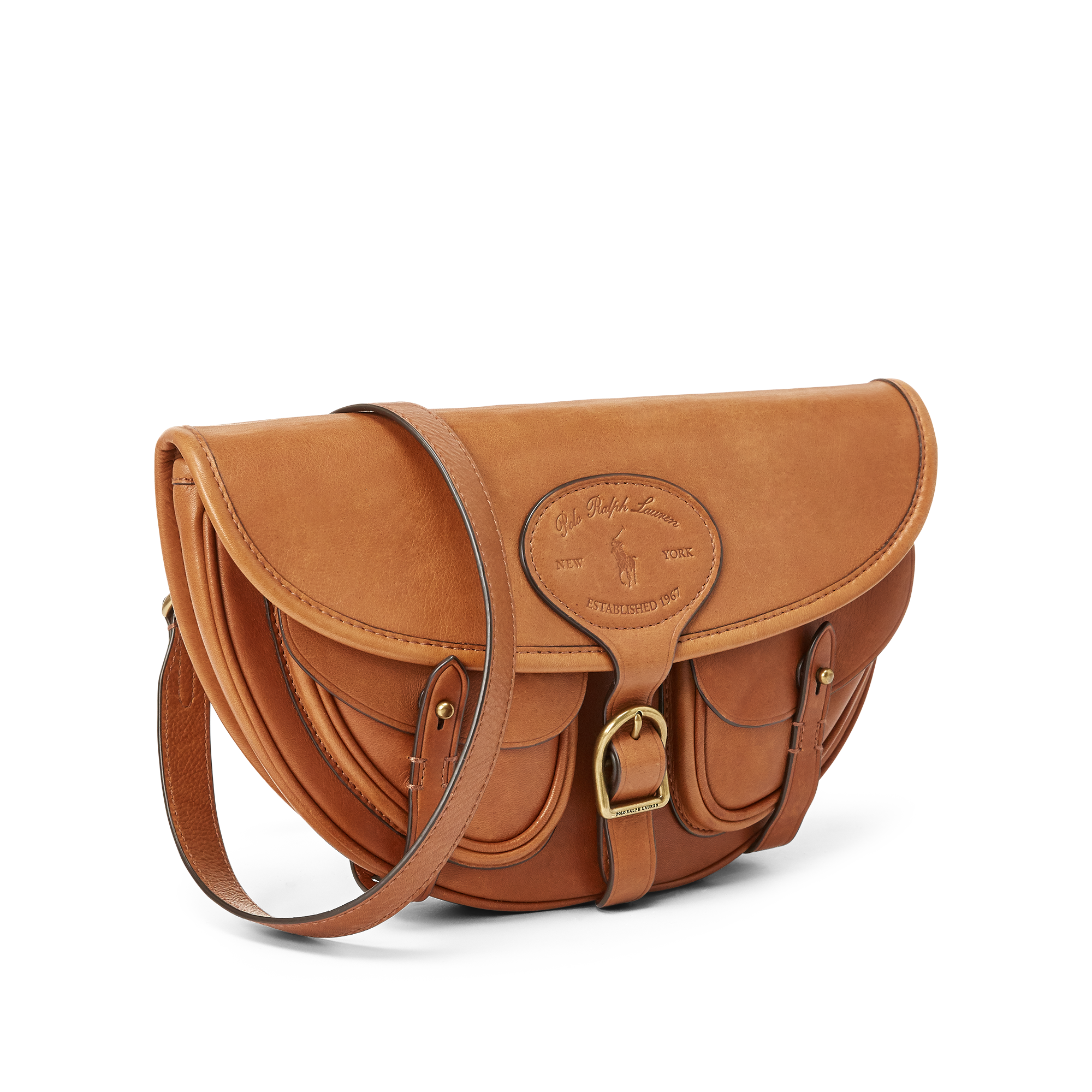Ralph Lauren Leather Hutton Convertible Bag. 2
