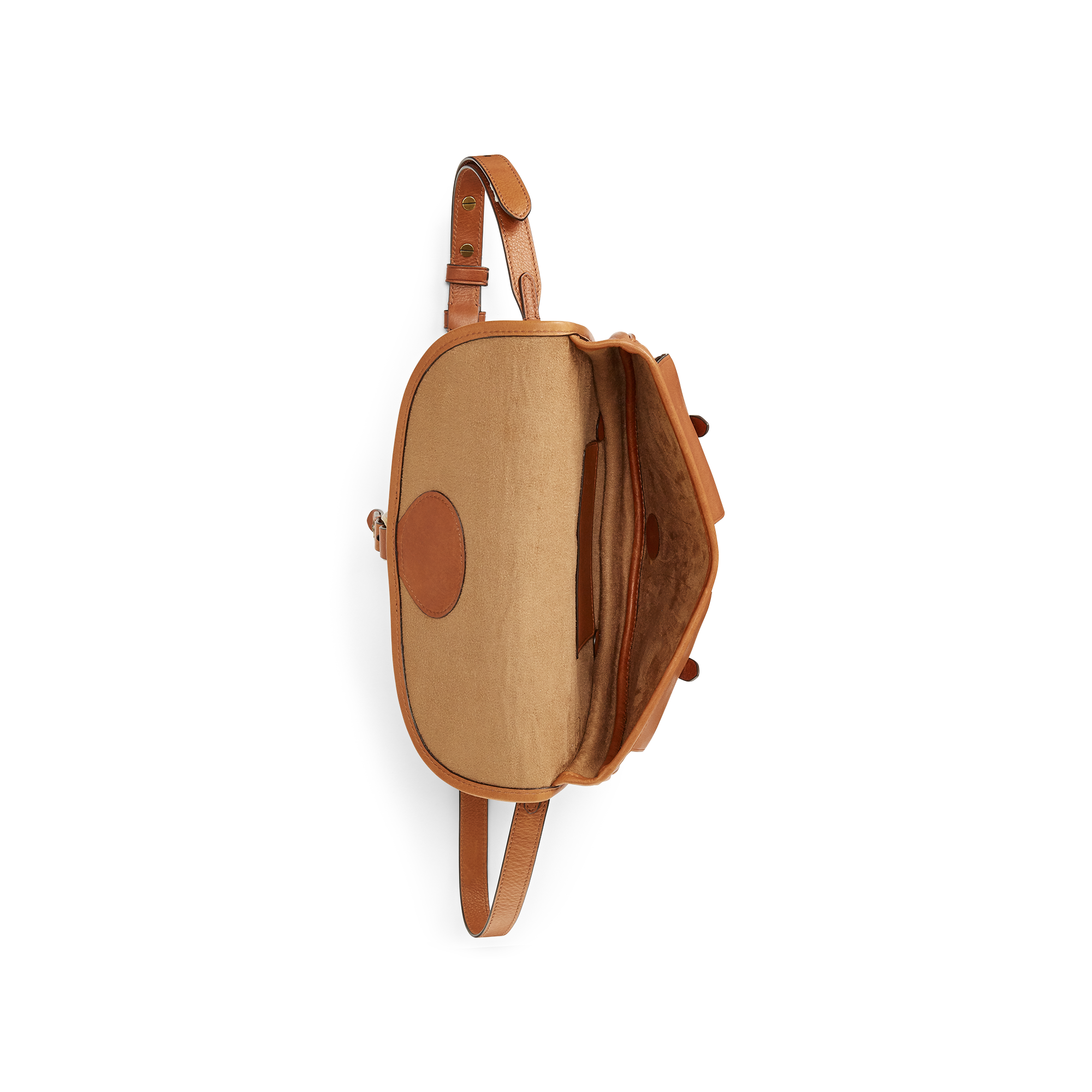 Ralph Lauren Leather Hutton Convertible Bag. 4