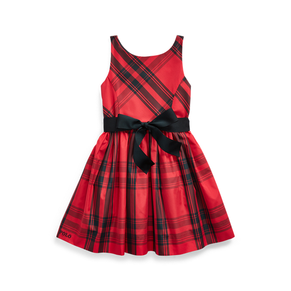 Plaid Taffeta Dress