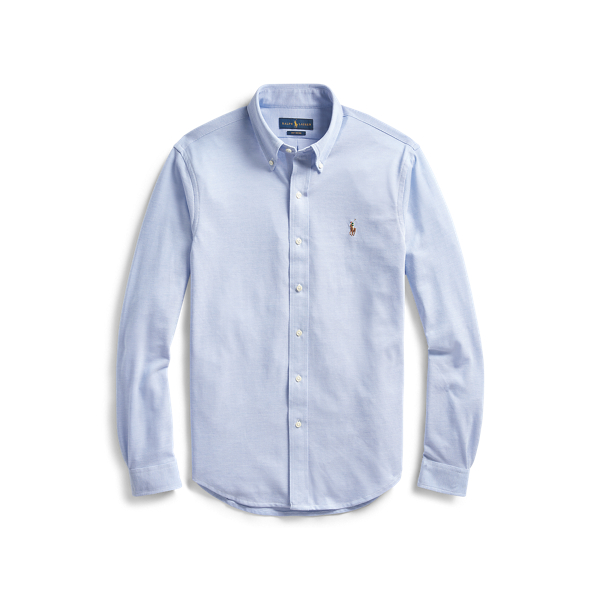 Camisa Oxford de malha